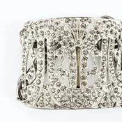 Antique Brooch with Sterling Chain