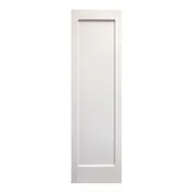24 Inch Single Panel Shaker Style Interior Door – Primed Pine