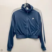 Athletic Jacket By Pink In Blue, Size: S