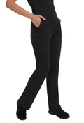 Healing Hands 9133: Women’s Yoga Waistband Straight Leg in Black