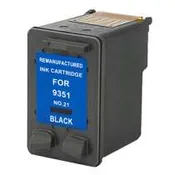 Remanufactured HP C9351AN (HP 21) inkjet cartridge - black