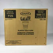 12oz. Translucent Plastic Cup – Dart Y12S (1000ct.)