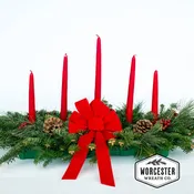 "Classic" 5 Candle Centerpiece | Christmas Centerpiece