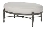 Bel Air Cushion Oval Ottoman | Gensun Casual