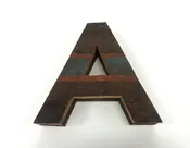 Wood Letter "A" — Steez Design