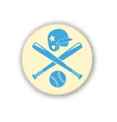 Baseball Chocolate Cake Decoration