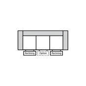 Bedford - Reclining 3 Cushion Super Sofa 40"x117"