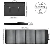 Folding Solar charger for E-Bikes — Gainesville Electric Bike Garage