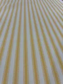 3.5 Yards Cut Out-Stripe Lemon UV Resistant Polyester Fabric