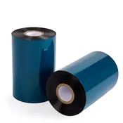 4.33" x 1476' Wax Resin Thermal Transfer Ribbon - 24 Rolls/Case - 1" Core - Coated Side Out - Zebra Intermec