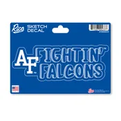 Air Force Academy 4 X 6 Inch Sketch Decal