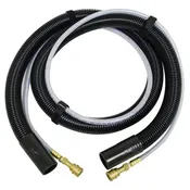 1.25" x 15' Vacuum Hose w/ 1.5" Straight Cuffs & Solution Line Set (#10-0450-15) for the CleanFreak® 3 Gallon Heated Carpet Spotter