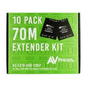 10 Pack of AC-EX70-UHD-KIT HDMI Extenders
