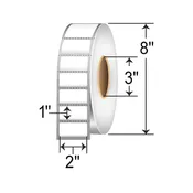 DT21-1P - DT 2x1 Label Perforated 3" Core