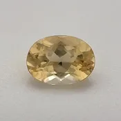 1.14ct Oval Natural Topaz (Colour Yellow, Clarity Eye Clean, Cut Faceted)