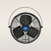 18” Black Mountable Fan
