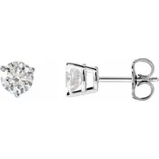 14K Gold Lab-Grown Diamond Earrings - Options Available