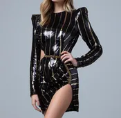 Obsidian Cocktail Dress — InnasDesigns