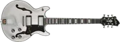 BLOWOUT DEAL!! – NEW HAGSTROM Alvar Electric Guitar – Swedish Frost Gloss