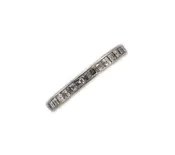 Deco Diamond Ring Eternity Band