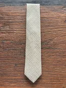 100% SILK DUSTY SAGE NEATS TIE, THE LABEL