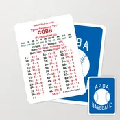 1911 Master Baseball Season Cards — APBA Games