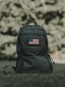 American Flag Leather Patch - UV Print