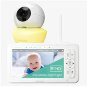 Babysense HD S2: Video Baby Monitor, One Camera, Non wifi,  Night Light & Sound Machine