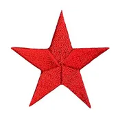 1 5/8” Red Star Patch