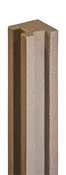 102 Inch Red Cedar Corner Post for Simulated Wood Privacy Fence, 5 x 5 Inch, for Residential or Commercial Use