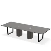 11′ Sleigh Leg Cabinet Base Table