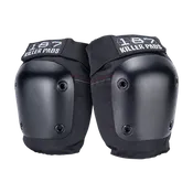 187 Killer Pads - Black Fly Knee Pads - Sold In Pairs