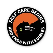 Edibles Vinyl Sticker