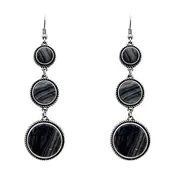 Dangling Agate Stone Earrings - 3 Colors