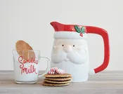 12 oz. Glass Mug "Santa's Milk"