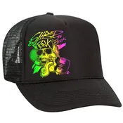 Black Trucker Hat (Skull Logo)