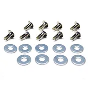 9 piece Nickle Split Rivets and Washers Stormtrooper Armor AB Plate and thigh Plate Connectors  Star Trooper Storm Wars Costuming Cosplay