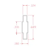 CONTOURED EUROMUNTIN BAR ED5.518