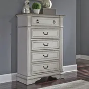 Abbey Park Drawer Chest In Antique White