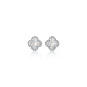 0.4 CTW Halo Stud Earrings