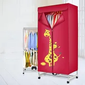 1000W Electric Clothes Air, Stainless Steel Frame Load Capacity 15kg, Heated Clothes Dry Household Clothes Dryer Electric Indoor Energy Saving, for Apartment Home