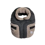 7 AM Car Seat Cocoon - Smokey Oatmeal Teddy