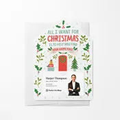 All I Want For Christmas Is To Help You Find Your Happy Place | Christmas | Real Estate Mailers with Envelopes
