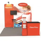10×10 Ft Trade Show Exhibit [KIT] – Fisher Price