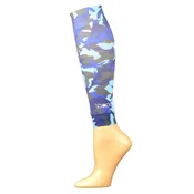 Blue Camo Leg Sleeves- Youth and Adult Sizes