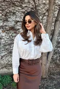 Carlotta Cropped Button Down