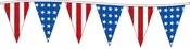 105FT Pennant String: Americana USA Pennants