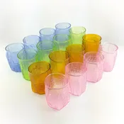 Linen Glasses | Handcrafted Textured Drinking Glasses by Neptune Glassworks, Los Angeles | NEPTUNE GLASSWORKS