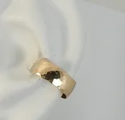 Gold Hoop Pierced Conch Earring, Cartilage Earring,14K Gold Filled,Gauge Post Co
