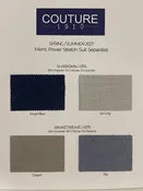 4374 & 4375 Swatch Card - 2027 Couture 1910 Collection